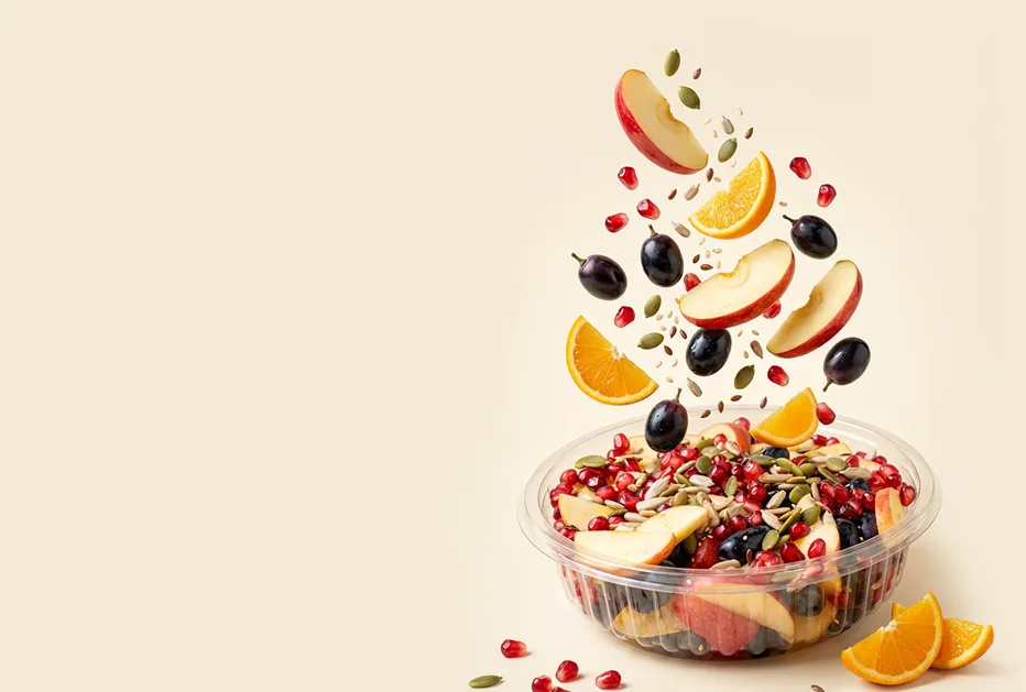 Healthy juice delivery illustration